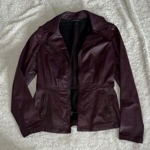 White House Black Market Deep Burgundy Jacket